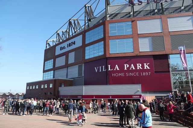 The standard adult Aston Villa shirt made by Castore will reportedly cost supporters, on average, £65.