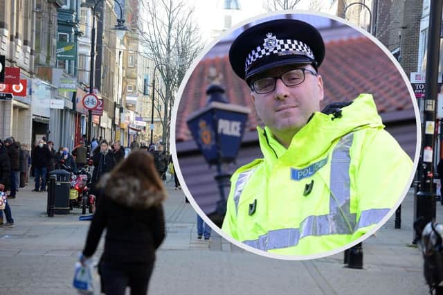 Inspector Phil Baker hopes Operation Holly will help encourage shoppers to support the town centre.