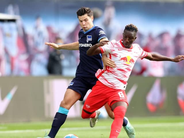 Newcastle and Manchester United target Amadou Haidara  (Photo by Alexander Hassenstein/Getty Images)
