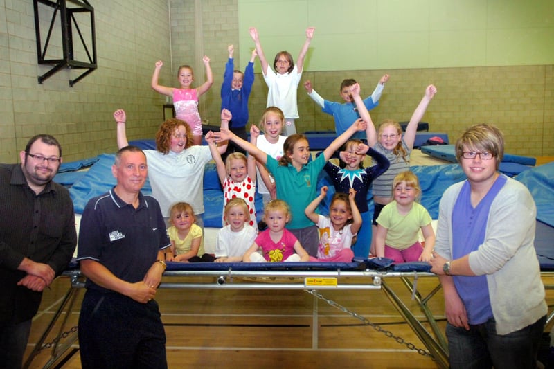 These Hartlepool Trampoline Club members look full of happiness in 2008 but who can tell us why?