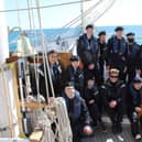 The cadets aboard TS Royalist