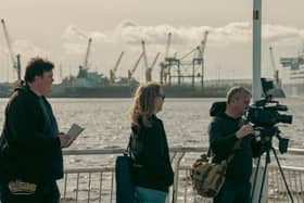 The NES team on board the Shields Ferry.