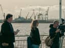 The NES team on board the Shields Ferry.