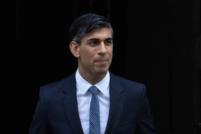 Prime Minister, Rishi Sunak, leaves 10, Downing Street