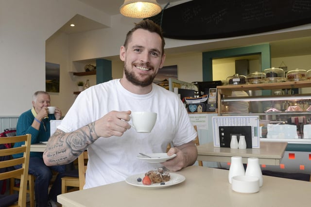 TripAdvisor rating 5/5

They are passionate about good food and ensure a warm welcome in the Friendliest Port, Amble.
If you want a hot and tasty breakfast cooked to perfection using locally sourced ingredients then pop in.
Michael Ashurst is pictured at The Sand Bar in Amble. Picture by Jane Coltman