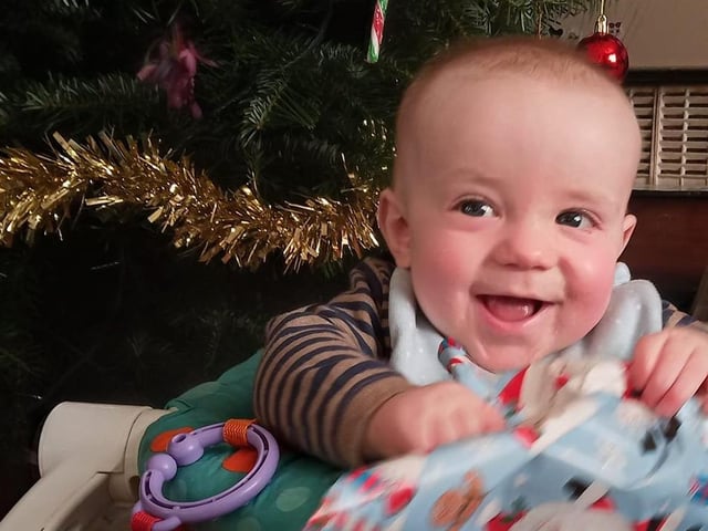 Eight-month-old Charlie. Picture: Lauren Pearce