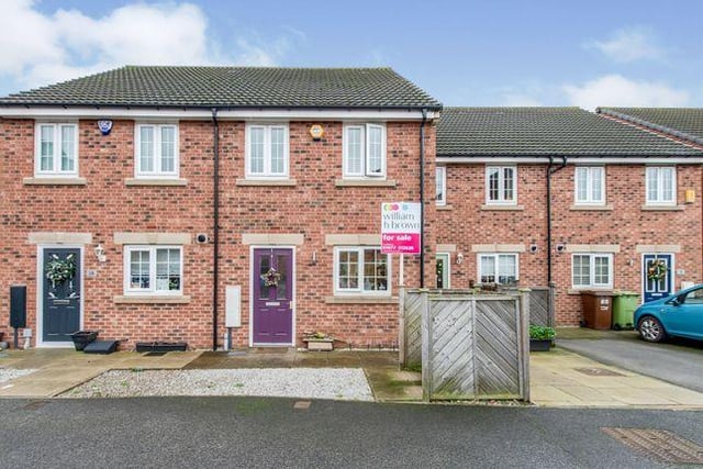 This three-bedroom, terrace home, for sale for £135,000 with William H Brown, has been viewed about 700 times.