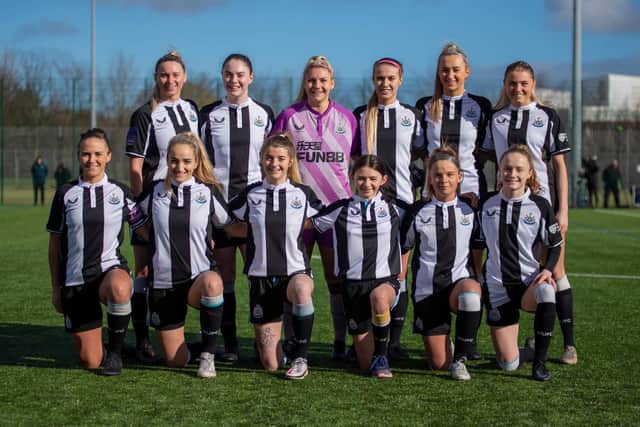 Newcastle United Women. (Pic: Colin Lock)
