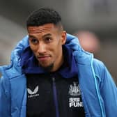 Isaac Hayden of Newcastle United arrives at the stadium prior to the Premier League match between Newcastle United and Norwich City at St. James Park on November 30, 2021 in Newcastle upon Tyne, England. (Photo by Ian MacNicol/Getty Images)