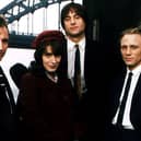 The cast from the original TV drama, from left: Christopher Eccleston, Gina McKee, Mark Strong and Daniel Craig.