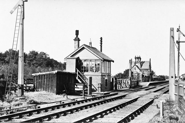 This was the private station for Fallodon Hall; the public were to use Christon Bank station. It was fully equipped but without a goods depot. It was closed by 1935. The buildings survived until the mid-1960s. (J.Alsop coll.)