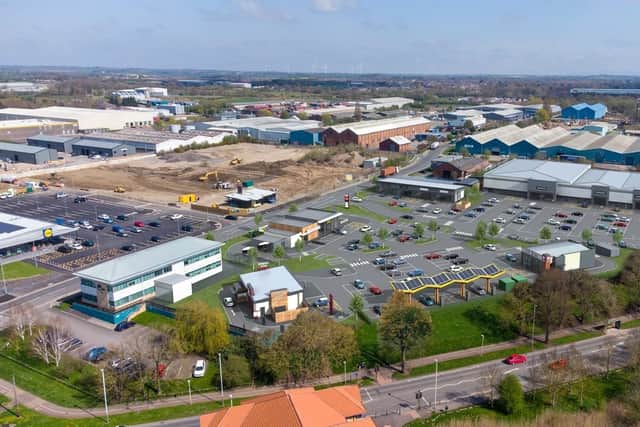 A CGI of the prime retail development