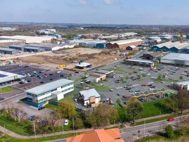 A CGI of the prime retail development