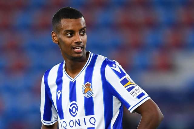 Real Sociedad striker Alexander Isak would relish the chance to play in the Premier League (Photo by David Ramos/Getty Images)