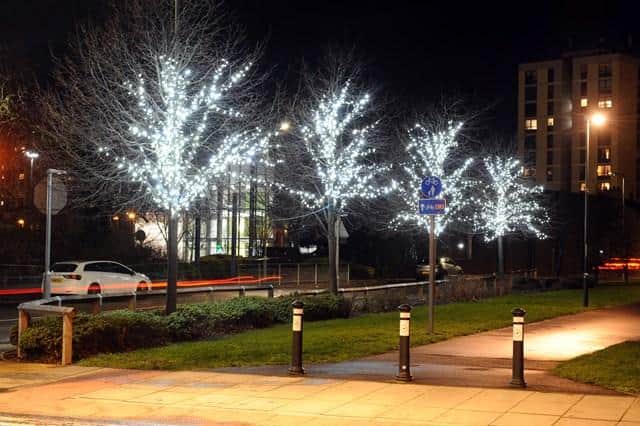 Some of the new 2021 festive lighting in South Tyneside.