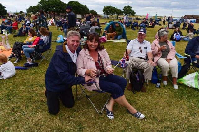 Proms in the Park in South Shields on Sunday.