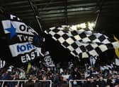 The Wor Flags display for Newcastle United's FA Cup tie against Cambridge United in January.