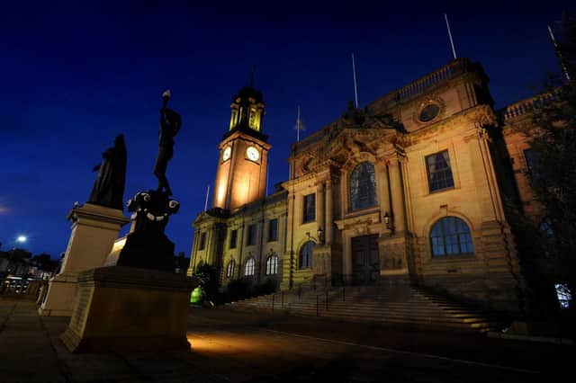 South Shields town hall will be lit yellow as part of the day of reflection