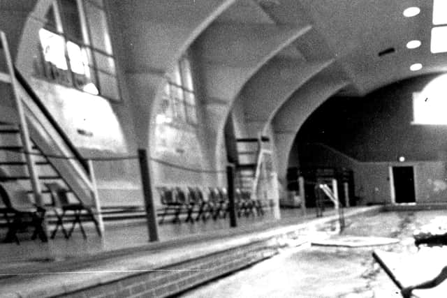 The Derby Street baths were among the buildings to close during the 70s blackouts.