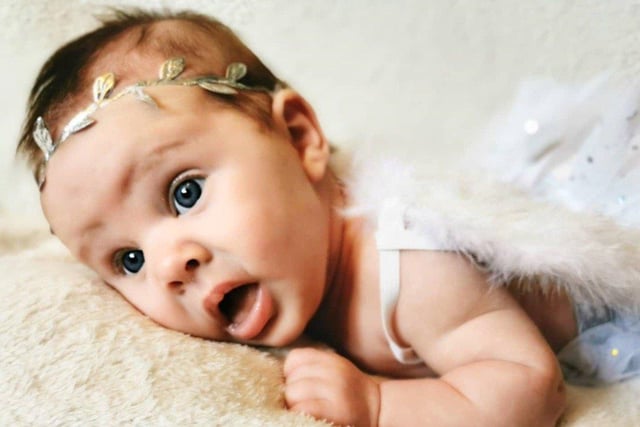 Two-month-old Ashlyne-Mai. Picture: Angel Nikita-Jade Kerr