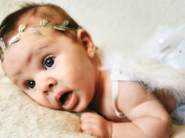 Two-month-old Ashlyne-Mai. Picture: Angel Nikita-Jade Kerr