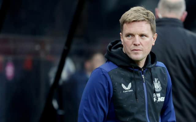 Newcastle United head coach Eddie Howe.