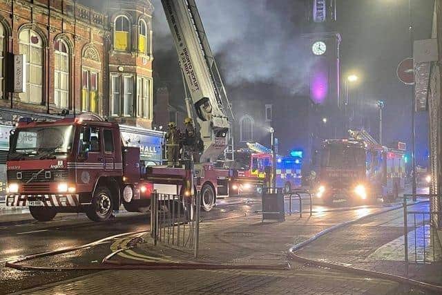 Tyne and Wear Fire and Rescue Service sent a number of engines to the scene on Saturday, May 29. Photo by Liam Christopher Walker.