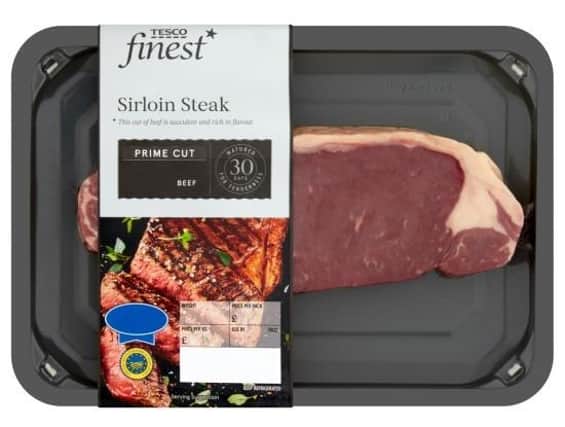 Sirloin steak.