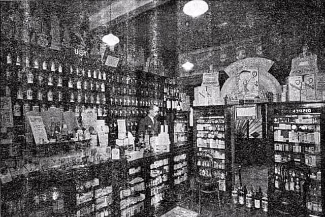 The pharmacy was founded by JM Darling in 1909