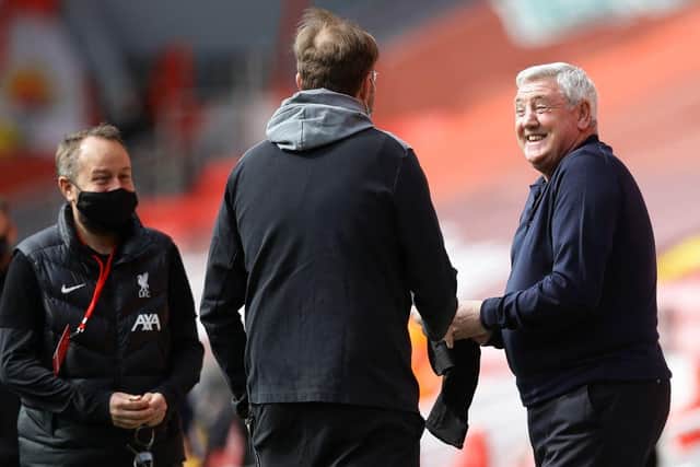 Newcastle United head coach Steve Bruce. (Photo by DAVID KLEIN/POOL/AFP via Getty Images)