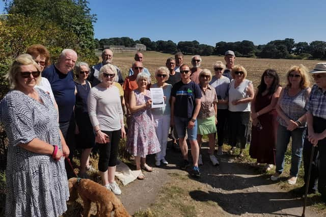 Cleadon residents are campaigning against the housing proposals.