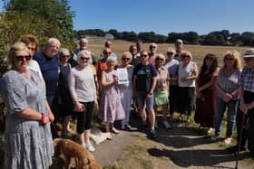 Cleadon residents are campaigning against the housing proposals.