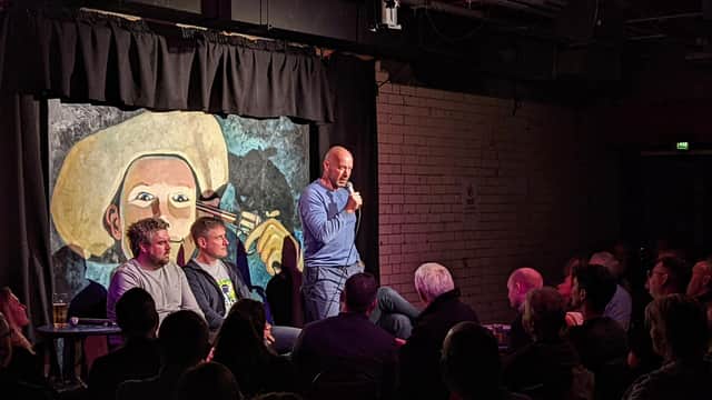 Alan Shearer speaking at the NUST 1892 Pledge Scheme evening at The Stand, Newcastle on Tuesday, November 15.