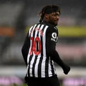 Newcastle United winger Allan Saint-Maximin in action against Southampton. (Photo by Gareth Copley/Getty Images)