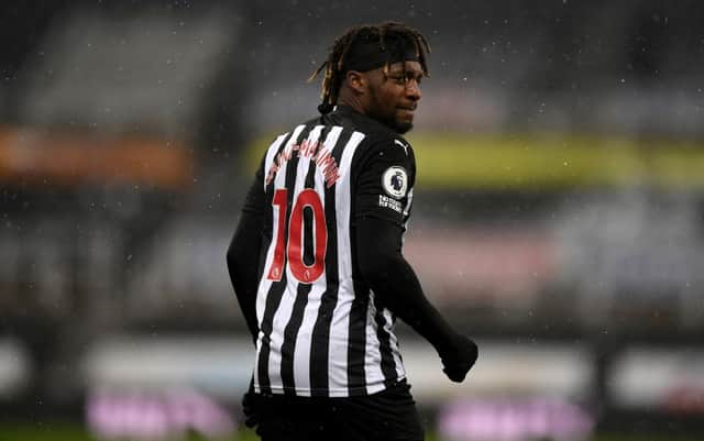 Newcastle United winger Allan Saint-Maximin in action against Southampton. (Photo by Gareth Copley/Getty Images)