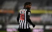 Newcastle United winger Allan Saint-Maximin in action against Southampton. (Photo by Gareth Copley/Getty Images)