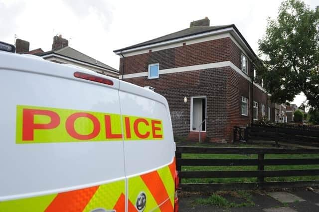 Police in Brownlow Road.