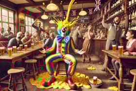 Are you having a laugh? Pub banter is safe... honestly.   AI image, created by Dall-e