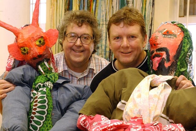 The South Tyneside Arts Studio in Beach Road 17 years ago. Here are Charles Wheldon and Cleadon Rotary Club president John Heaton but who can tell us more about this 2005 photo?