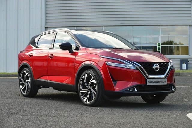 The plant is to produce electrified versions of the Qashqai (pictured) and Juke