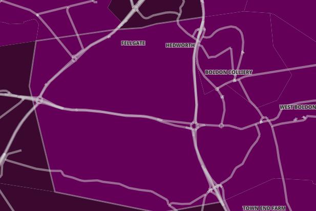 In the seven days up to April 2, Fellgate and Hedworth recorded a case rate of 647.1 per 100,000 people. A total of 37 cases were recorded - a drop of 43.1% from the previous week.