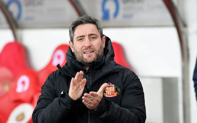 Sunderland head coach Lee Johnson.