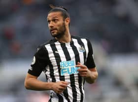 Andy Carroll grabbed a goal for Reading yesterday - his first since December 2020 (Photo by Carl Recine - Pool/Getty Images)
