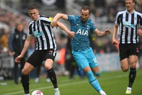 Harry Kane in action against Newcastle United (Photo by Stu Forster/Getty Images)