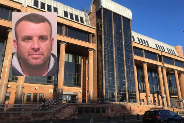 Carl Jones, of Greenlands in Jarrow, has been jailed for attacking his ex-partners.