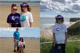 Fundraisers took part in a 10k walk along The Leas for Cancer Research UK.