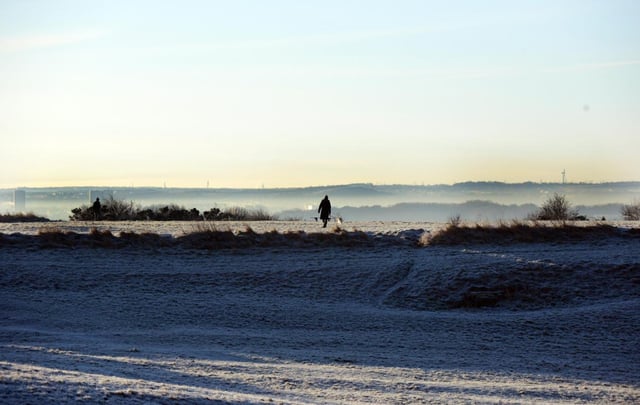 The Met Office forecast predicts sleet and frost ahead.