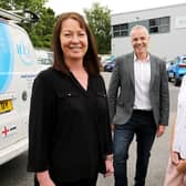 Wendy Duffy, Paul Smith and Maxine Charlton at HLA Services.