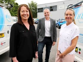 Wendy Duffy, Paul Smith and Maxine Charlton at HLA Services.