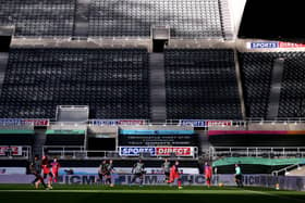 St James's Park, home of Newcastle United.